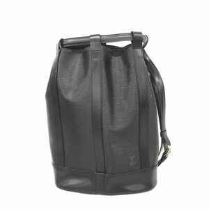 Louis Vuitton Shoulder Bag Epi Randonne Noir Black